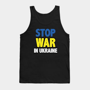 Stop War In Ukraine Tank Top